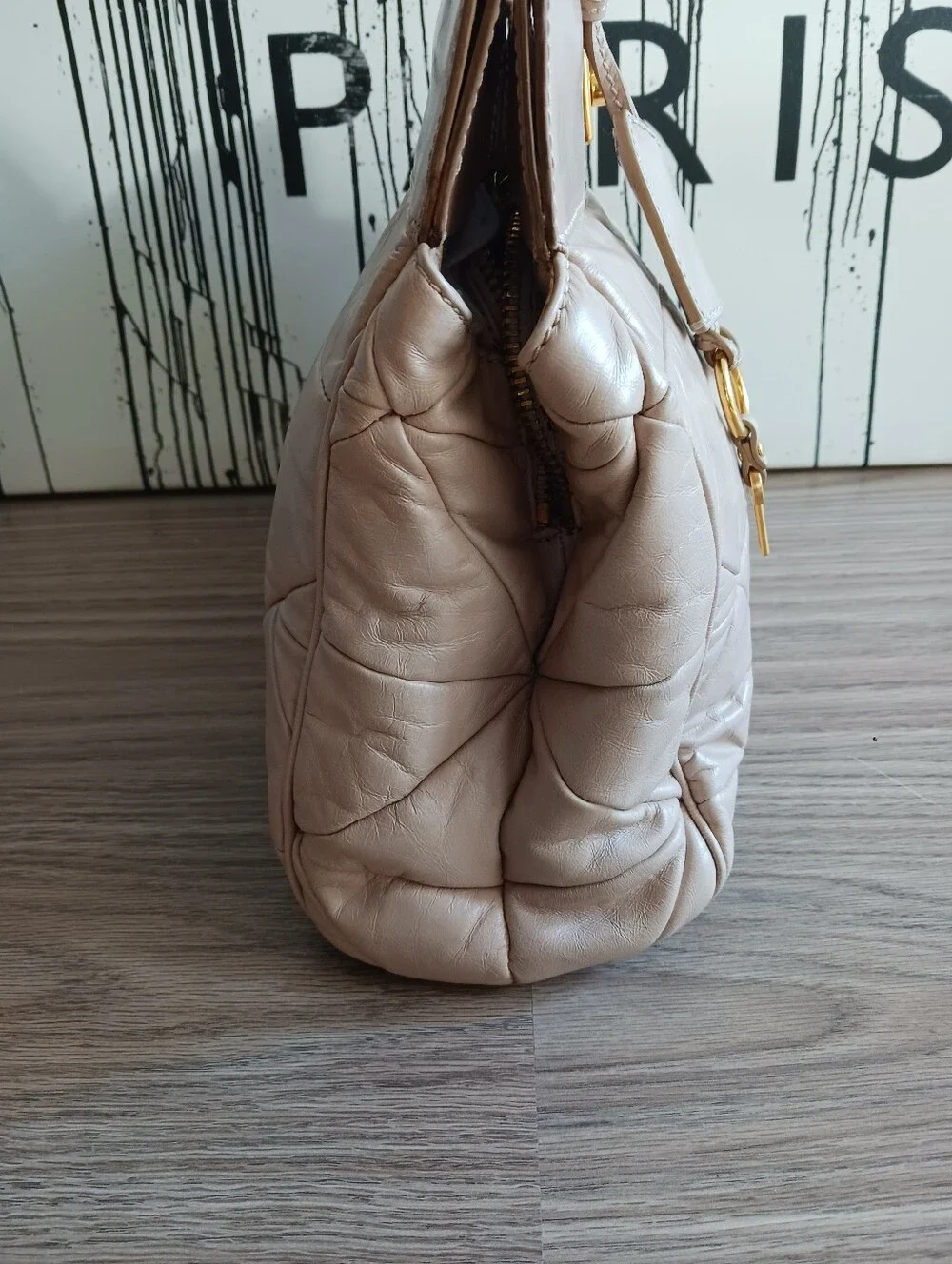 Marc Jacobs Quilted,patchwork Klein Frame blush  Vintage Satchel